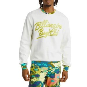 Billionaire Boys Club Formation Cotton Long Sleeve Sweatshirt in Gardenia - S